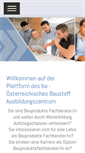 Mobile Screenshot of baustoff-ausbildung.at